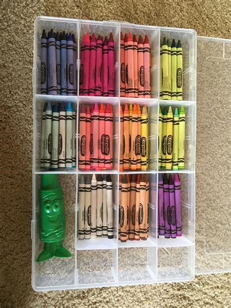 metal crayon box|best crayon storage box.